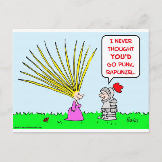 Postal punk rapunzel cabello