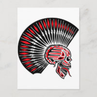 Punk Rocker Skull Tattoo
