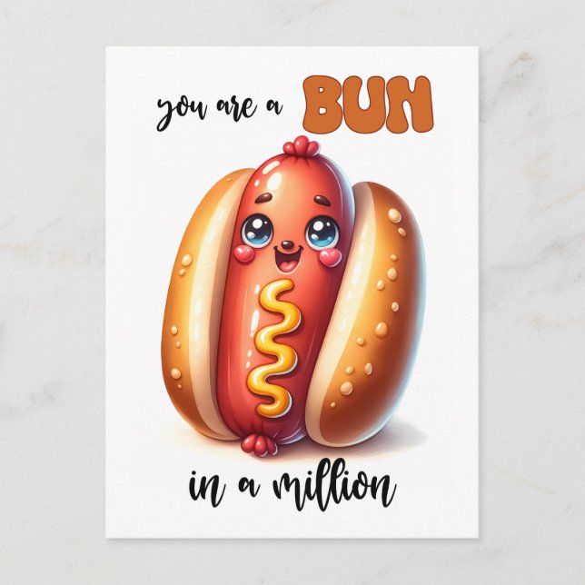 Postal Punny Bun en un Millón de Valentín (Anverso)