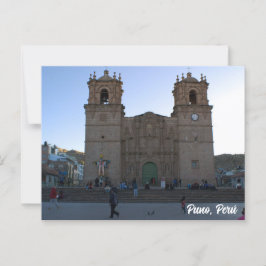 Postal Puno, Perú, Puno Cathedral 