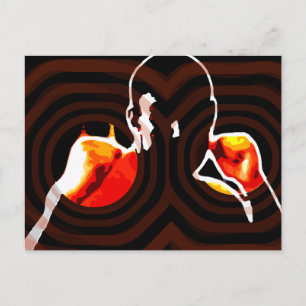 Postal puños de fuego.