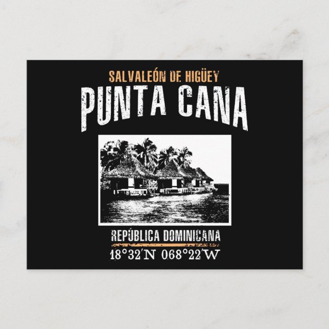 Postal Punta Cana (Anverso)