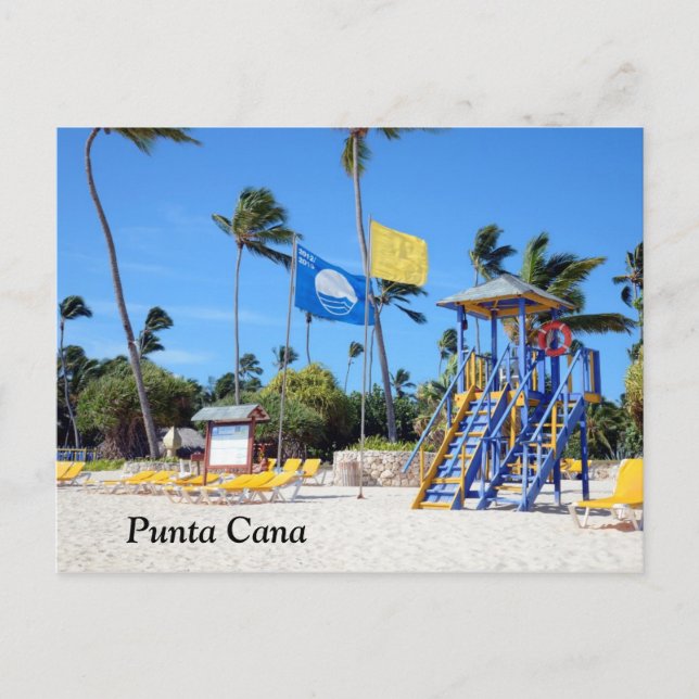 Postal Punta Cana en República Dominicana (Anverso)