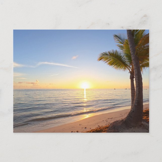 POSTAL PUNTA CANA SUNRISE POSTCARD (Anverso)