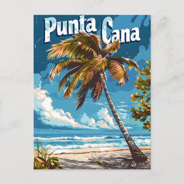 Postal Punta Cana Vintage (Anverso)