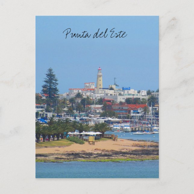 Postal punta del este uruguay (Anverso)
