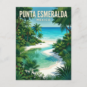 Postal Punta Esmeralda México