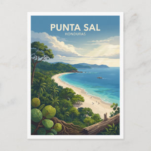 Postal Punta Sal, Parque Nacional Jeannette Kawas Tela