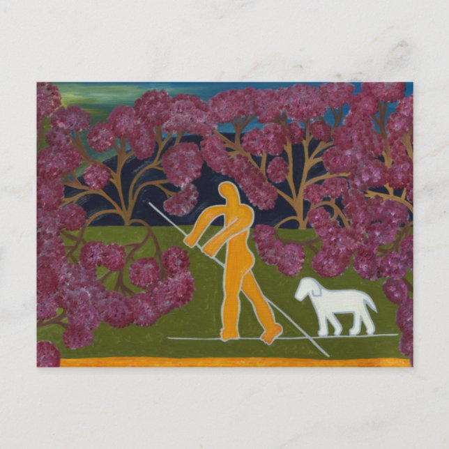 Postal Puntando en el río Avon 2011 (Anverso)