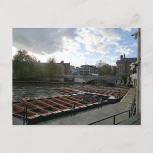 Postal Puntas en el río Cam en Cambridge