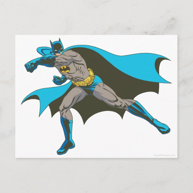 Postal Punteo de Batman 2 (Anverso)
