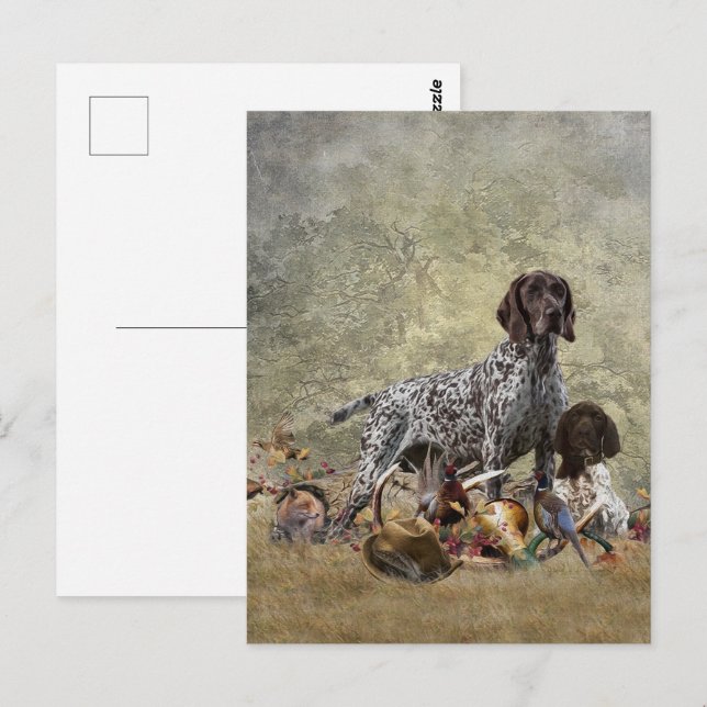 Postal Puntero de Shorthtransmitió alemán (Anverso / Reverso)