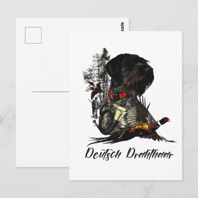 Postal Puntero inalámbrico alemán (Anverso / Reverso)