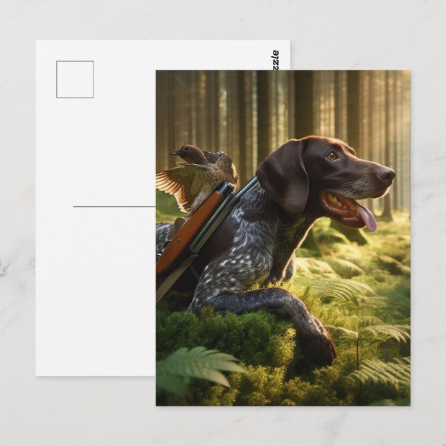 Postal Punteros de corto alcance alemanes (Anverso / Reverso)