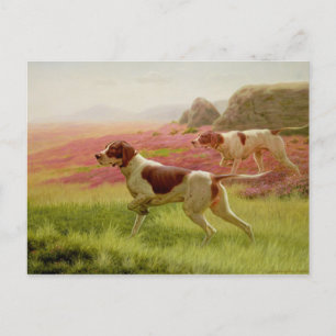 Postal Punteros en un paisaje del siglo XIX