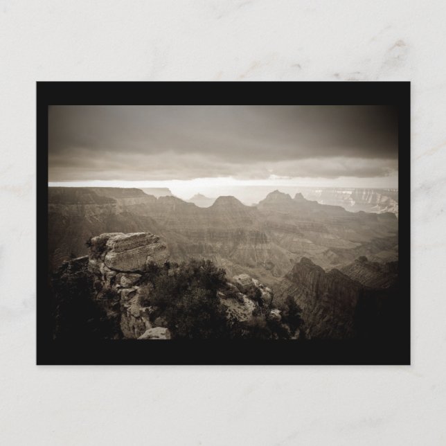 Postal Punto Ángel brillante en el Gran Cañón (Anverso)