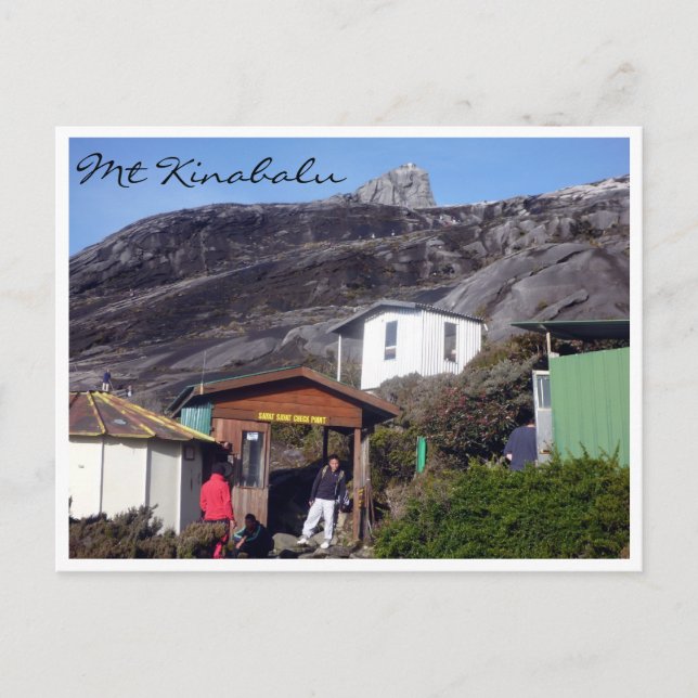 Postal punto de control de mt kinabalu (Anverso)