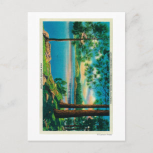 Postal Punto de la cala de baño en el lago Arrowhead