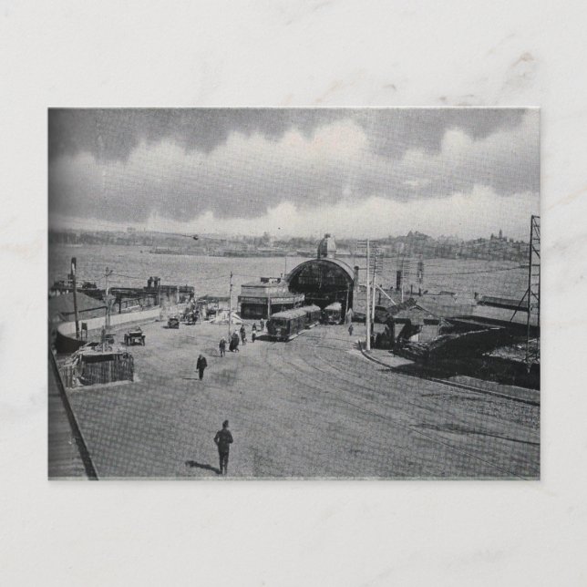 Postal Punto de Milson, Sydney 1913 (Anverso)