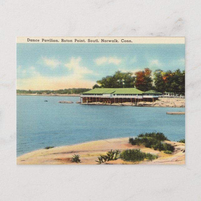 Postal Punto de rotación, Norwalk, Connecticut (Anverso)