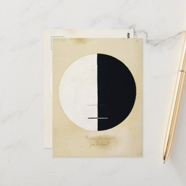 Postal Punto de vista de Buddhas en la vida terrenal de H (Anverso/Reverso In Situ)