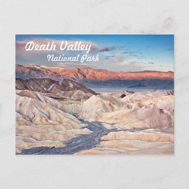 Postal Punto de Zabriskie en Death Valley (Anverso)