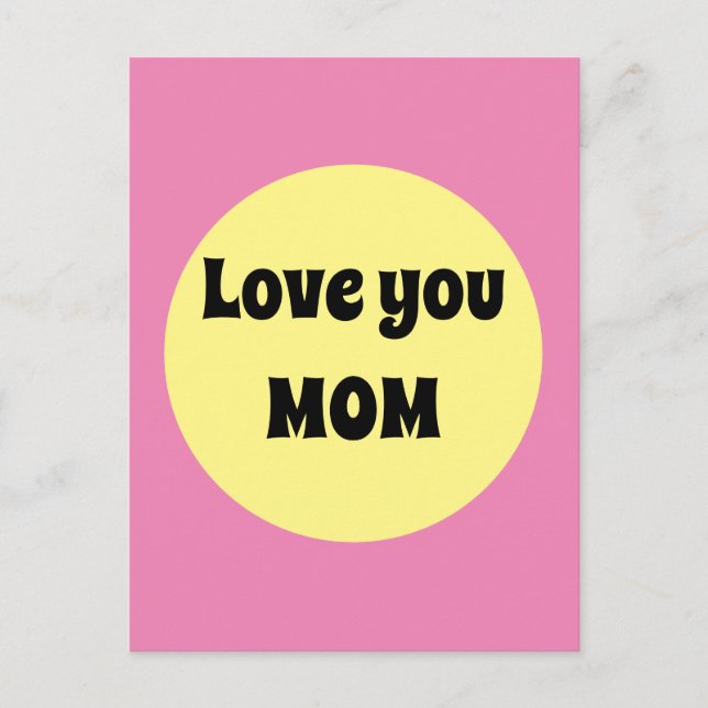 Postal Punto grande amarillo (Anverso)