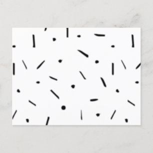 Postal Punto, gris oscuro, carbón vegetal