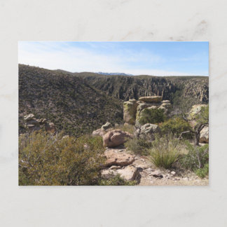 Postal Punto Massai en el Monumento Nacional Chiricahua