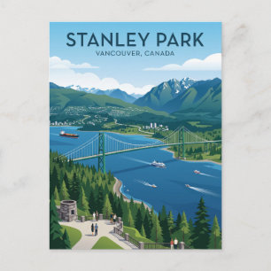 Postal Punto Prospect, Parque Stanley Vancouver Canadá