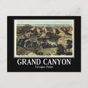 Postal Punto Yavapai, Gran Cañón, Arizona, Vintage