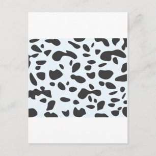 Postal Puntos Cute Spots Dots Dalmatian Dog Patrón de pie