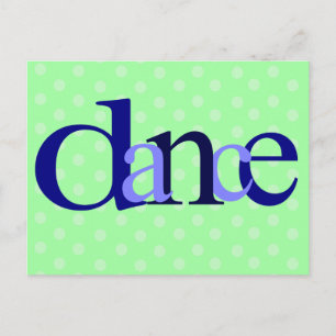 Postal Puntos de baile