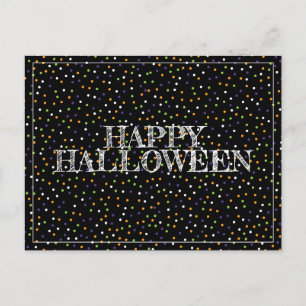 Postal Puntos de Halloween