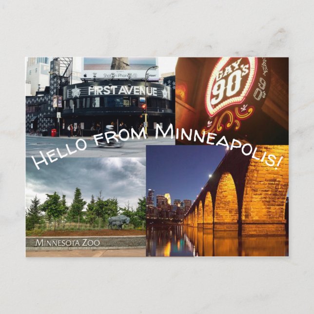 Postal Puntos de referencia favoritos (Anverso)