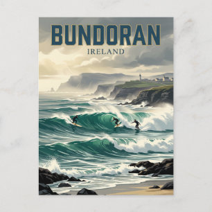 Postal Puntos de surf en Bundoran Irlanda