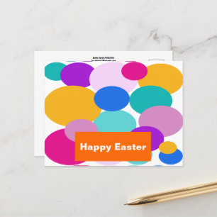 Postal Puntos del Polka de la Primavera de Pascua