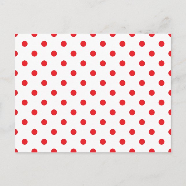 Postal Puntos del Polka Rojo (Anverso)