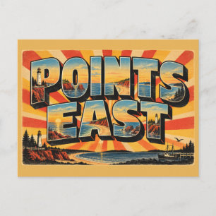 Postal Puntos Este PEI Faros Ruta Escénica Arte