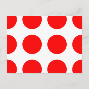Postal Puntos Rojos Grandes