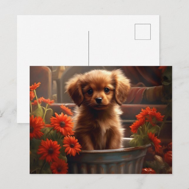 Postal Puppy (Anverso / Reverso)