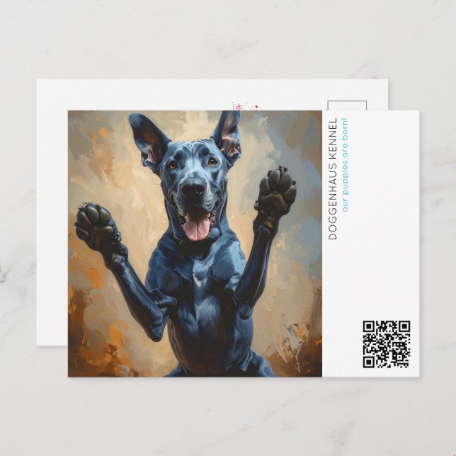 Postal Puppy announcement (Anverso / Reverso)