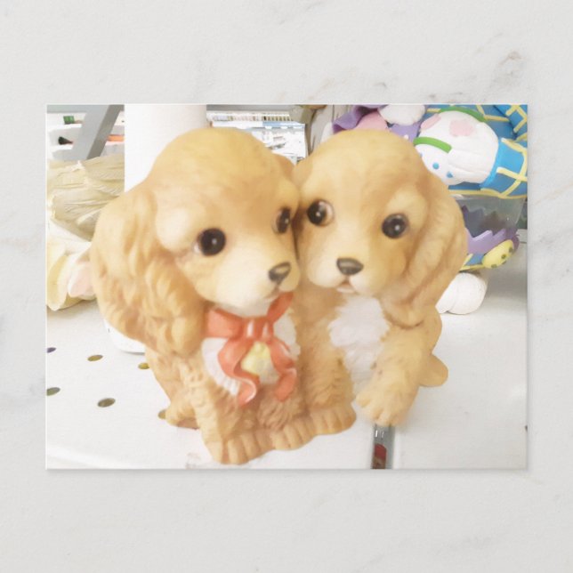 Postal Puppy Duo (Anverso)