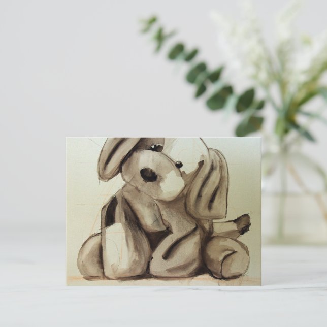 Postal Puppy Postcard (Anverso de pie)