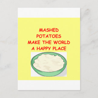 Postal puré de patatas