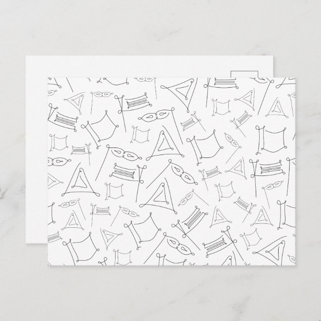 Postal Purim (Anverso / Reverso)