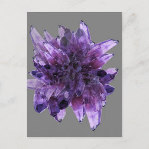 POSTAL PURPLE AMETHYST QUARTZ CRYSTALS MINERAL