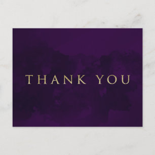 Postal Purple Black & Gold Glam Modern GRACIAS