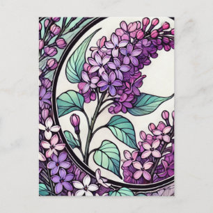 Postal Purple Lilacs