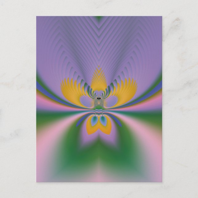 Postal Purple Lotus (Anverso)